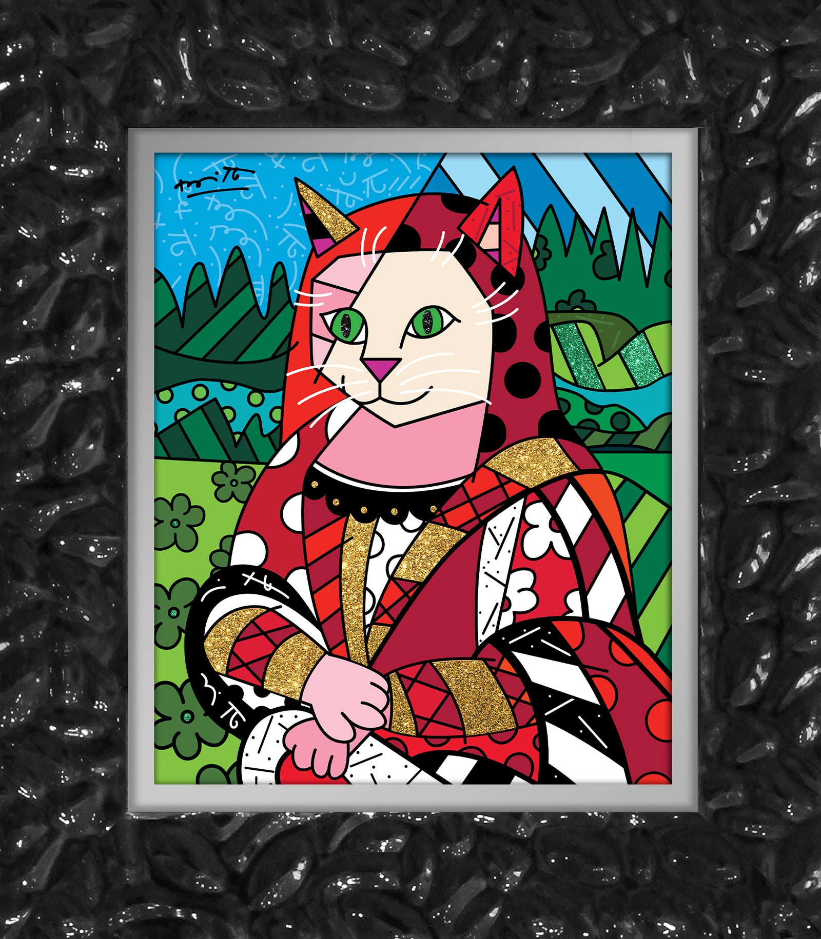 The Cat In Red - Limited Edition Print