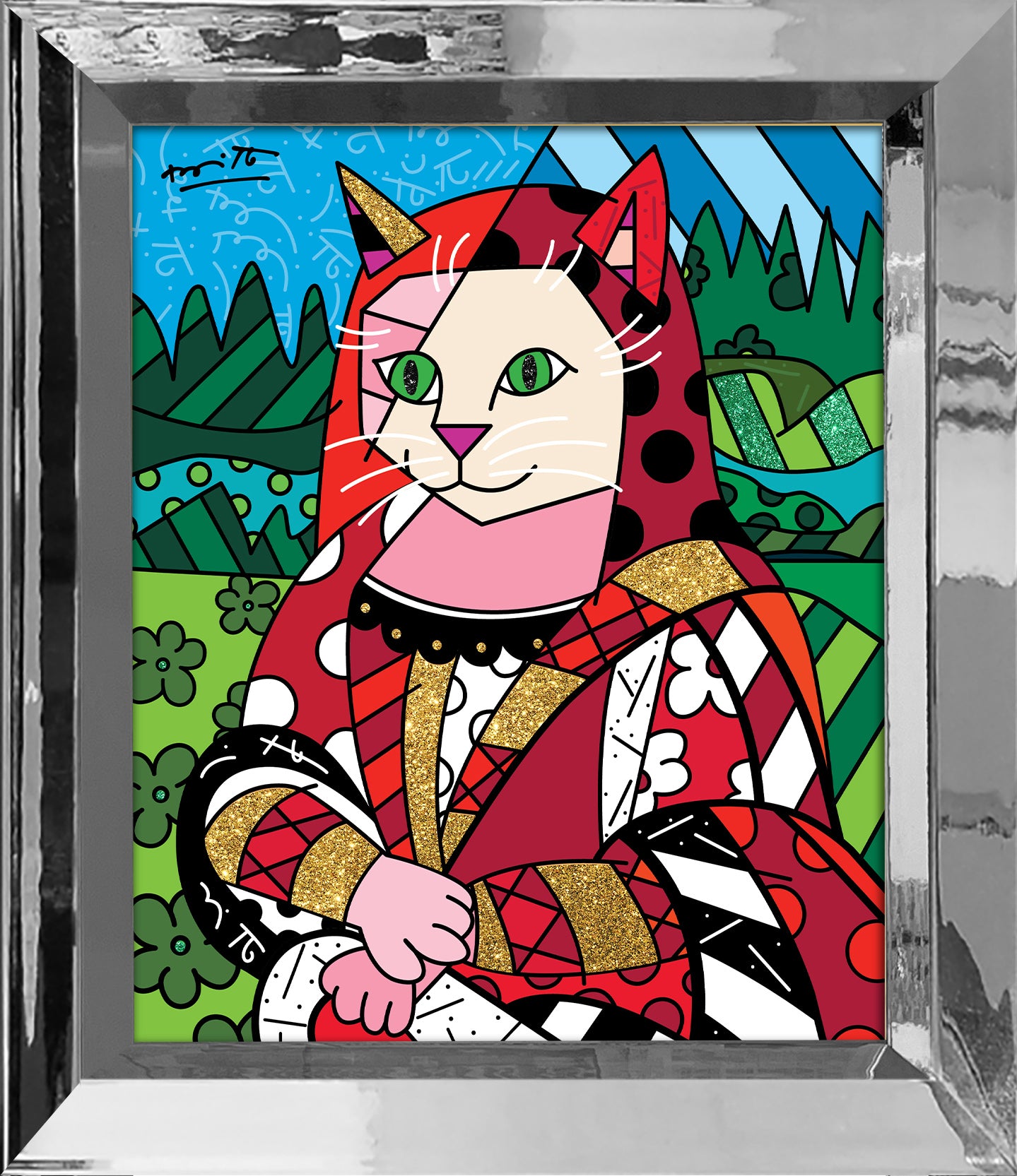 The Cat In Red - Limited Edition Print