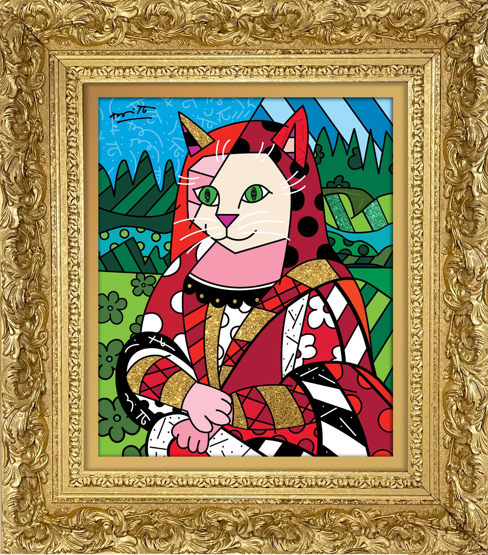 The Cat In Red - Limited Edition Print