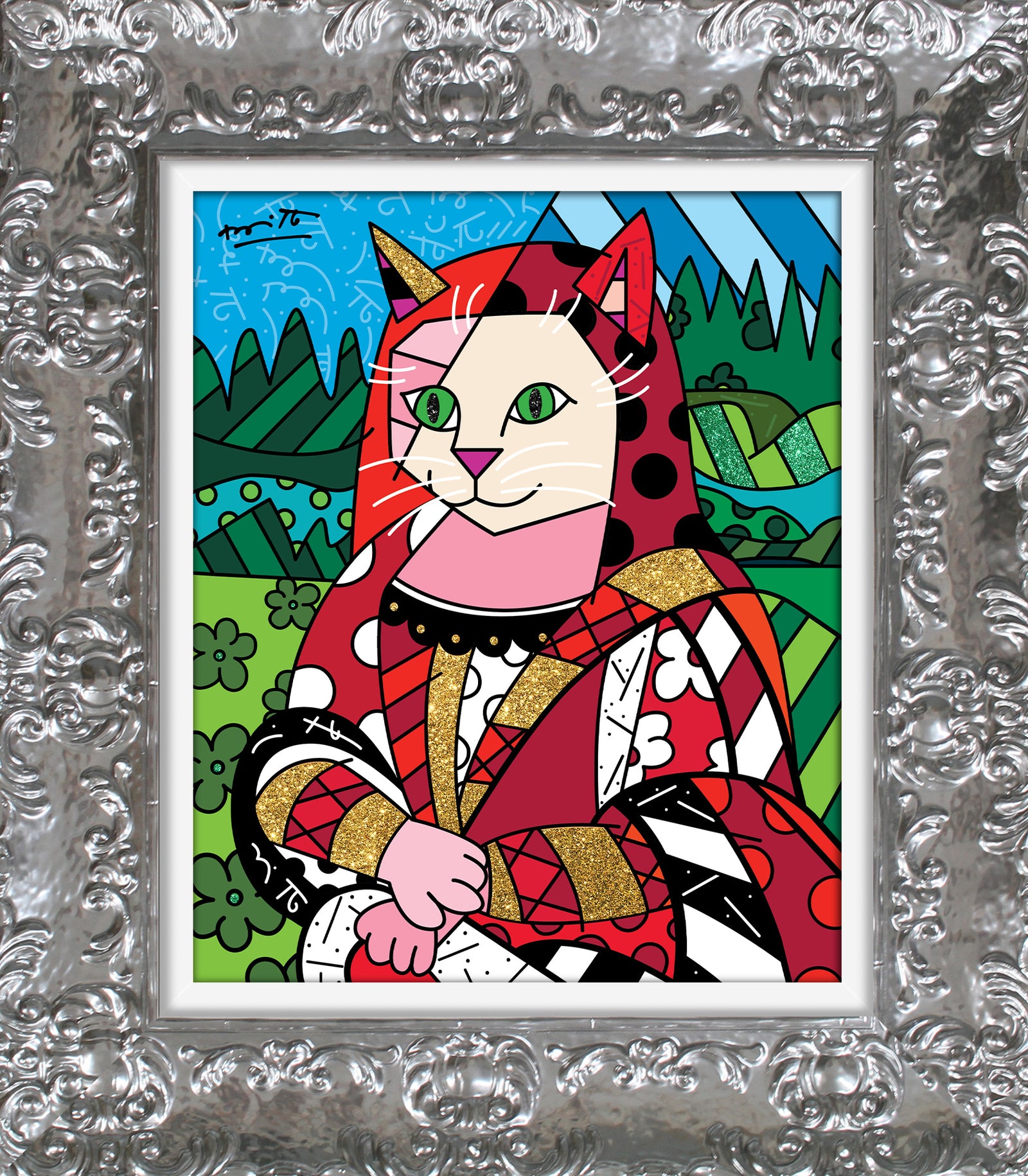 The Cat In Red - Limited Edition Print