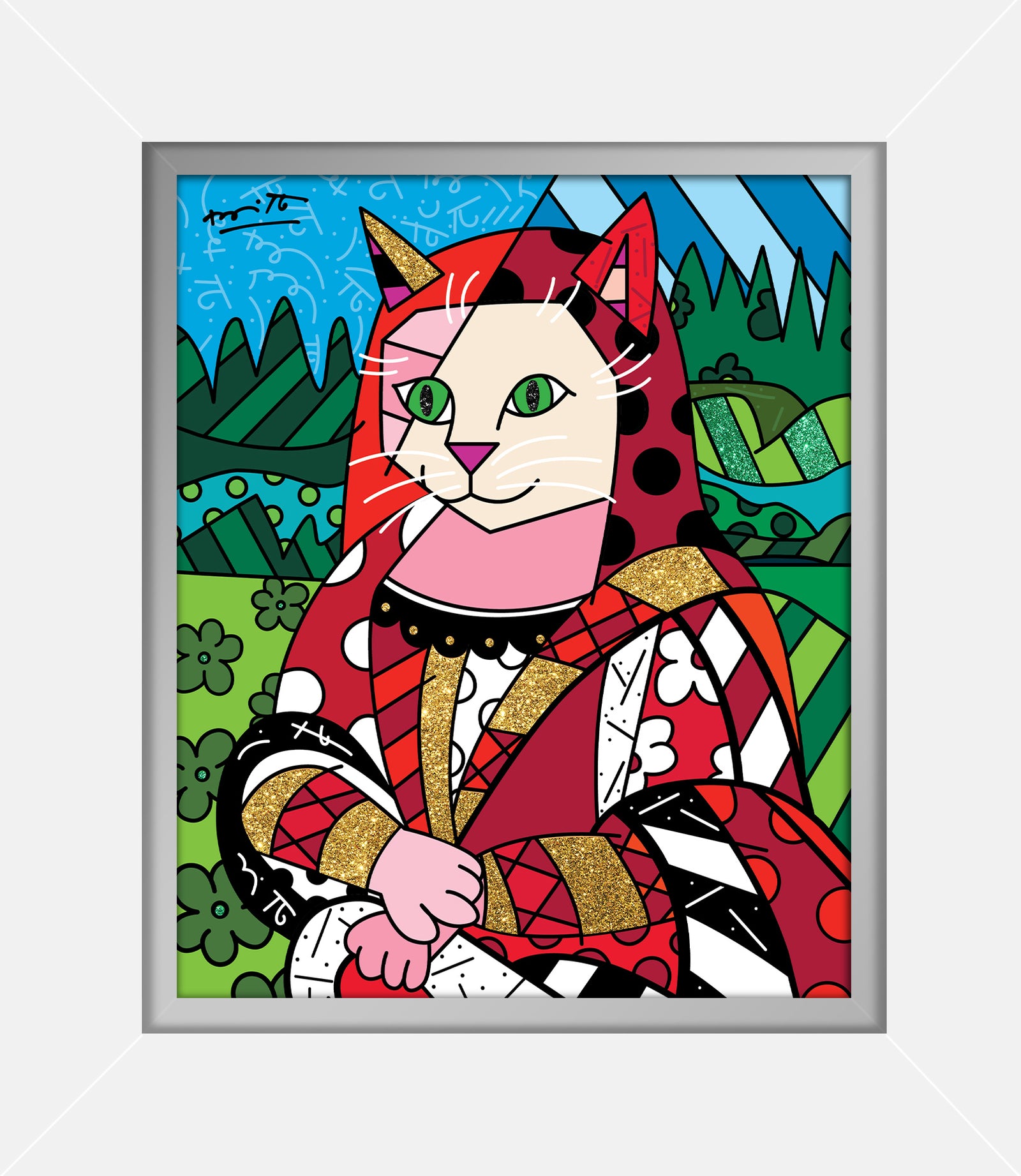 The Cat In Red - Limited Edition Print