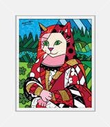 THE CAT IN RED - Limited Edition Print