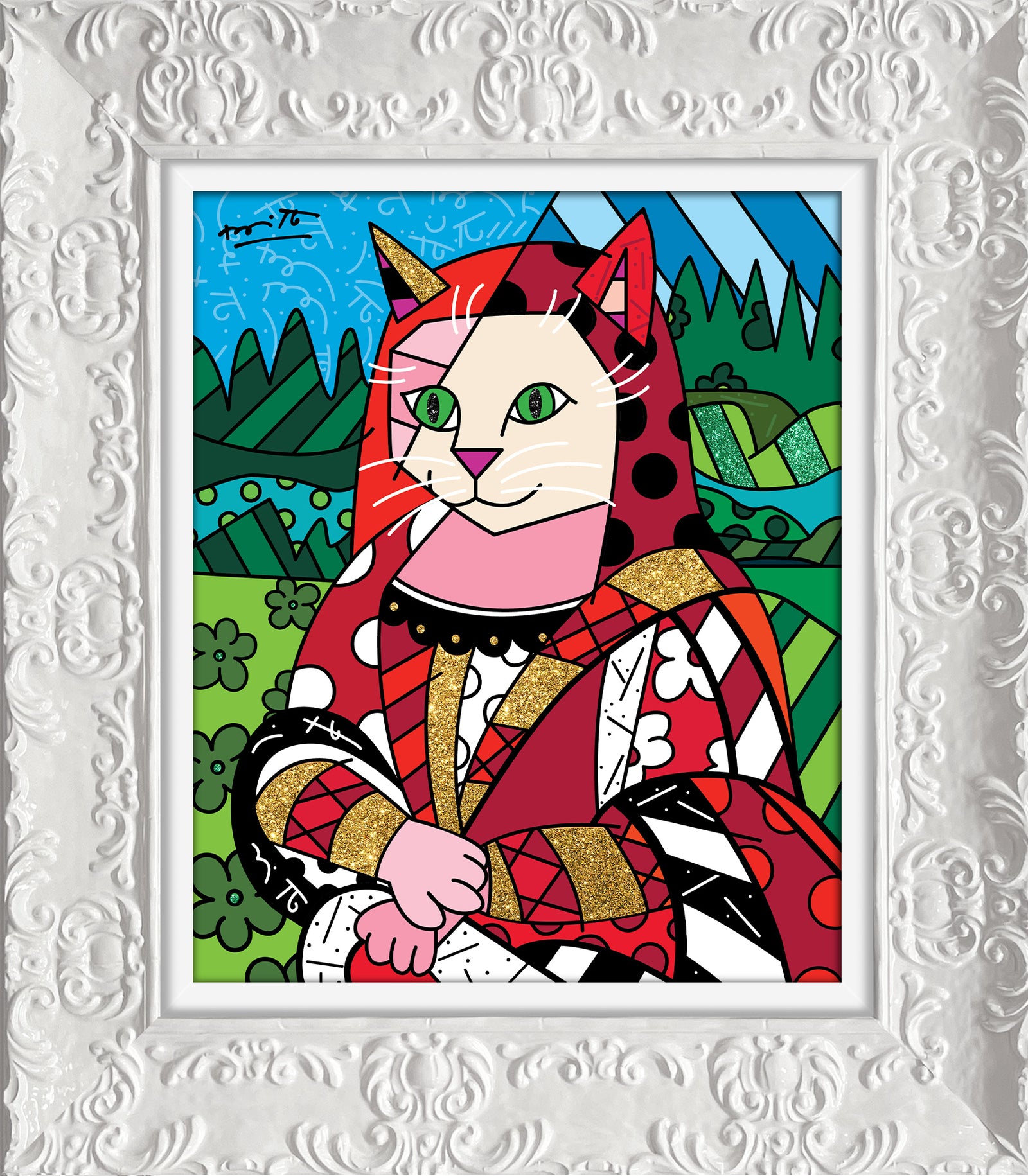 The Cat In Red - Limited Edition Print
