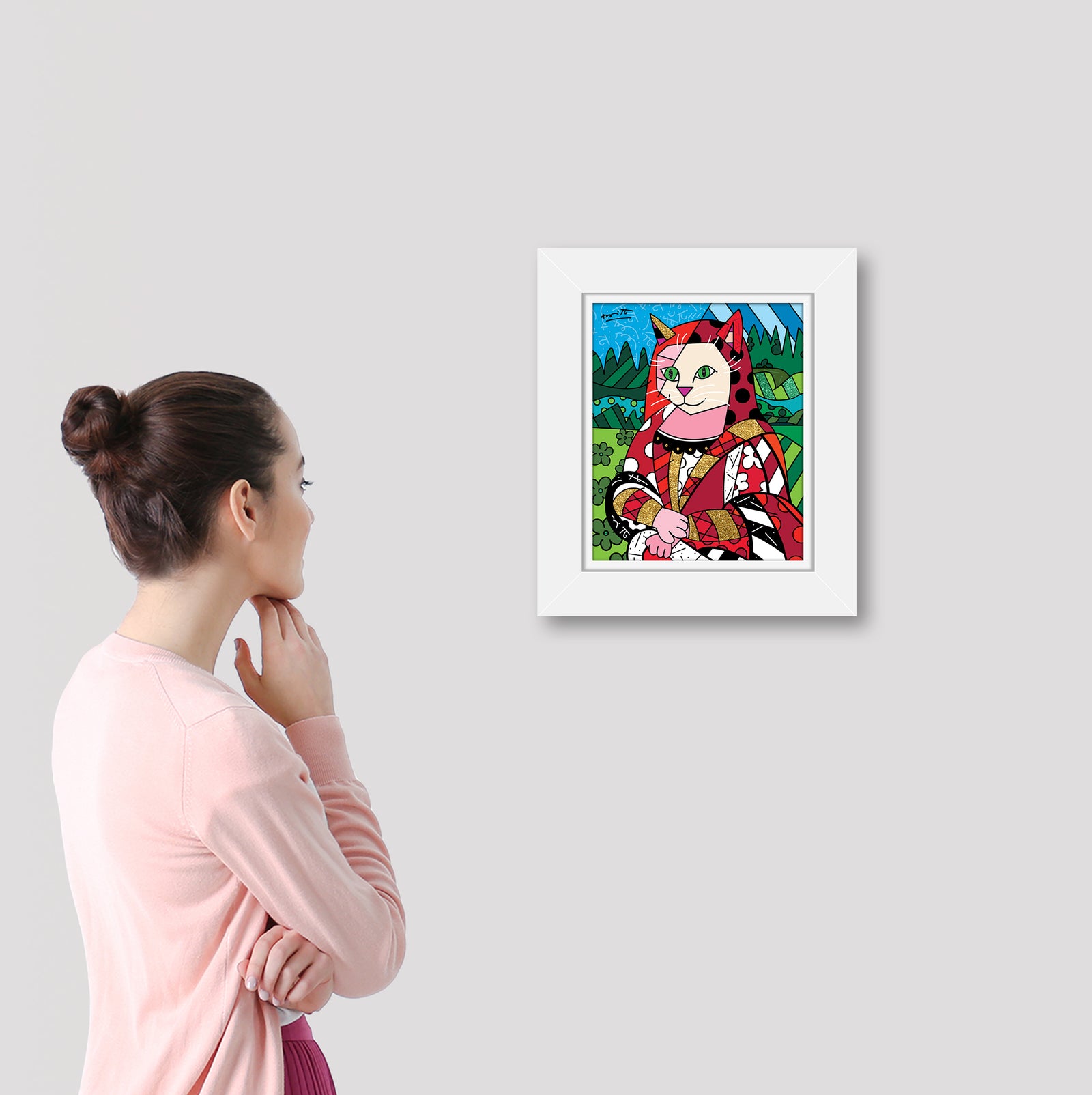 The Cat In Red - Limited Edition Print