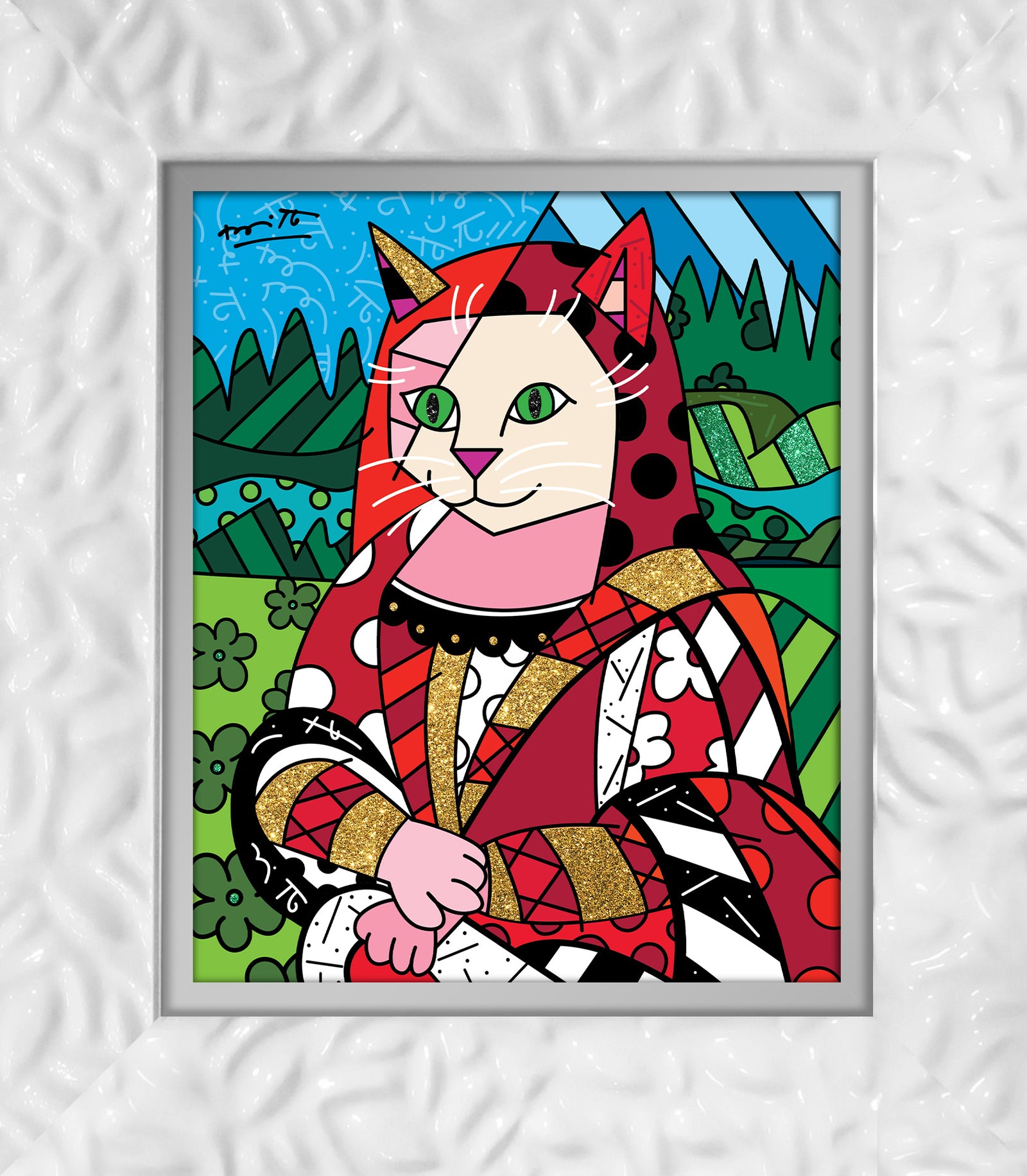 The Cat In Red - Limited Edition Print