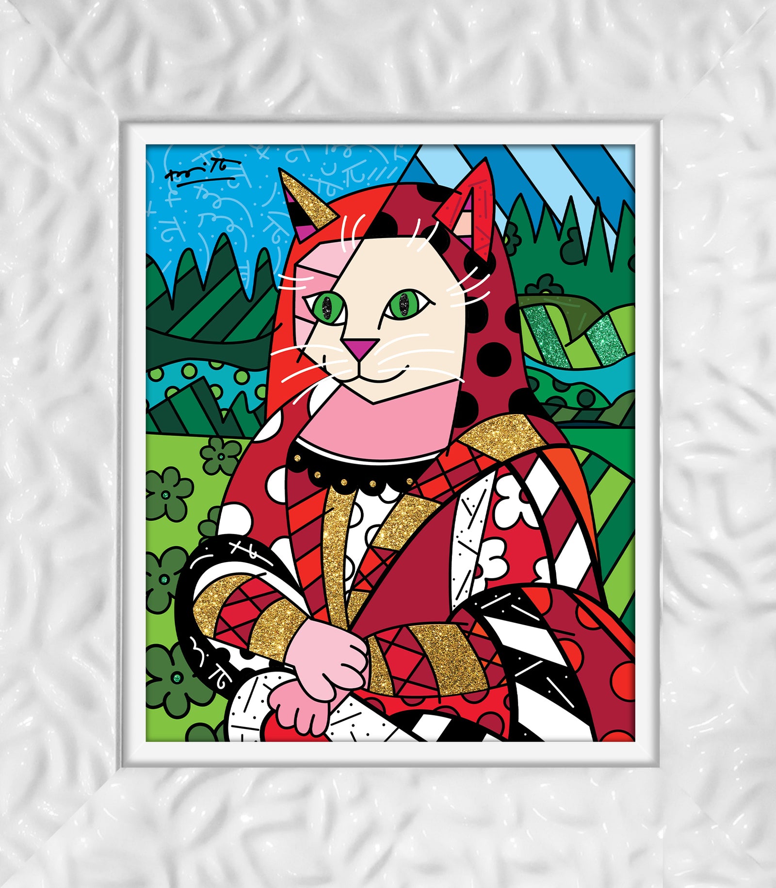 The Cat In Red - Limited Edition Print