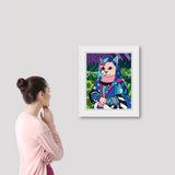 THE CAT IN BLUE  - Limited Edition Print
