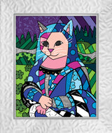 THE CAT IN BLUE  - Limited Edition Print