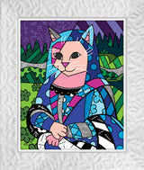 THE CAT IN BLUE  - Limited Edition Print