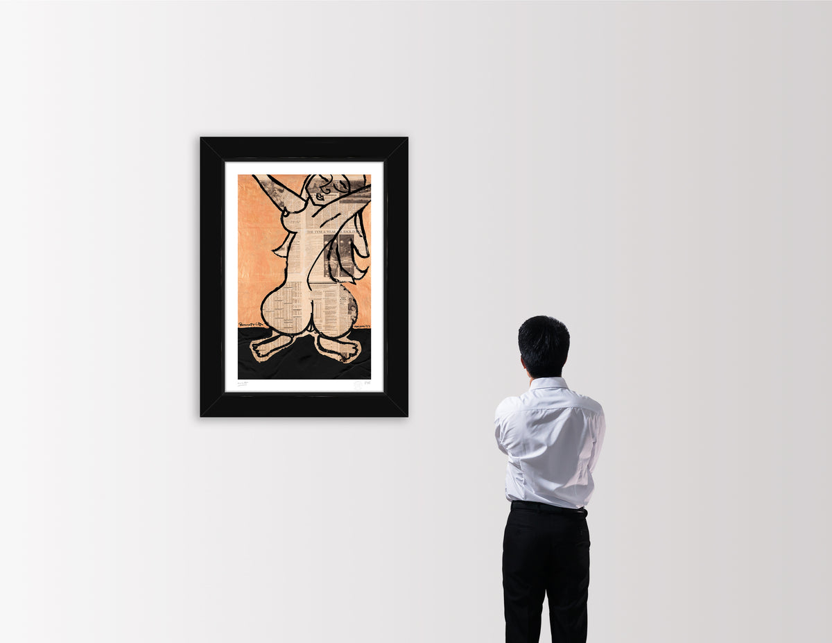 ms nussbaum limited edition print  colorful decorative collectible gift idea