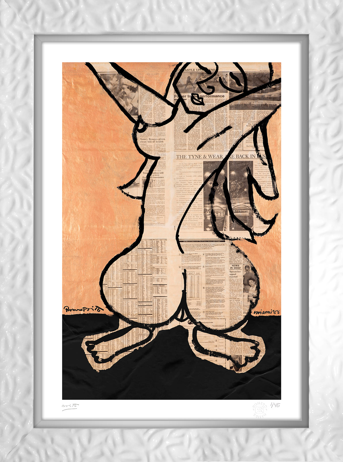 ms nussbaum limited edition print  colorful decorative collectible gift idea