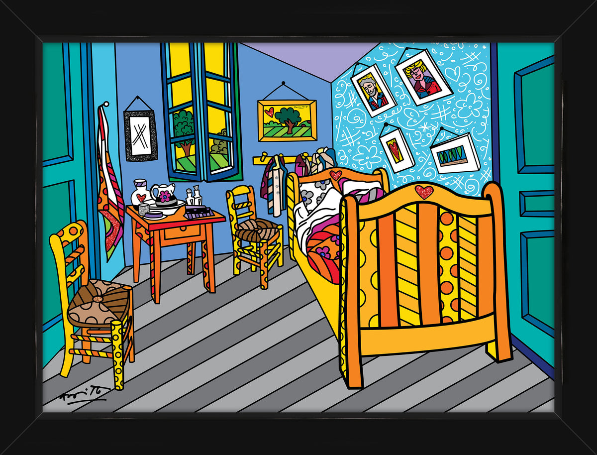 sleeping in arles limited edition  artistic colorful design collectible