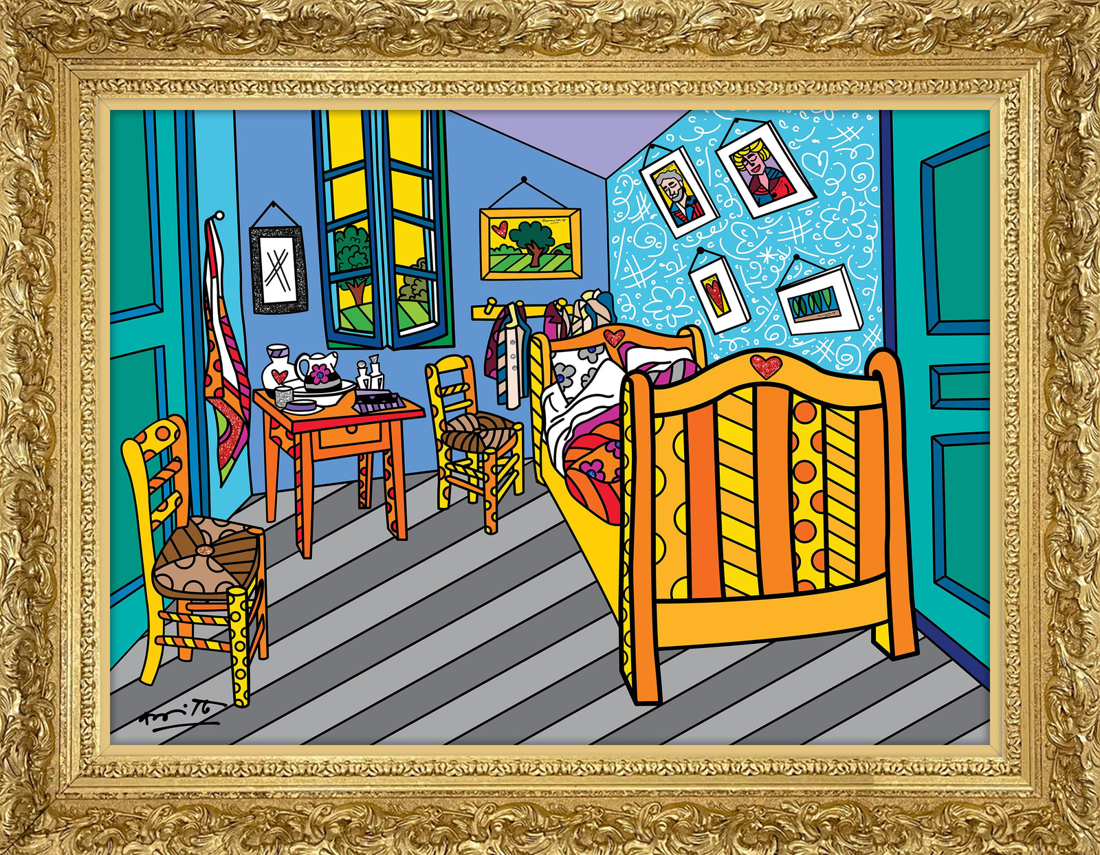sleeping in arles limited edition  colorful decorative collectible gift idea