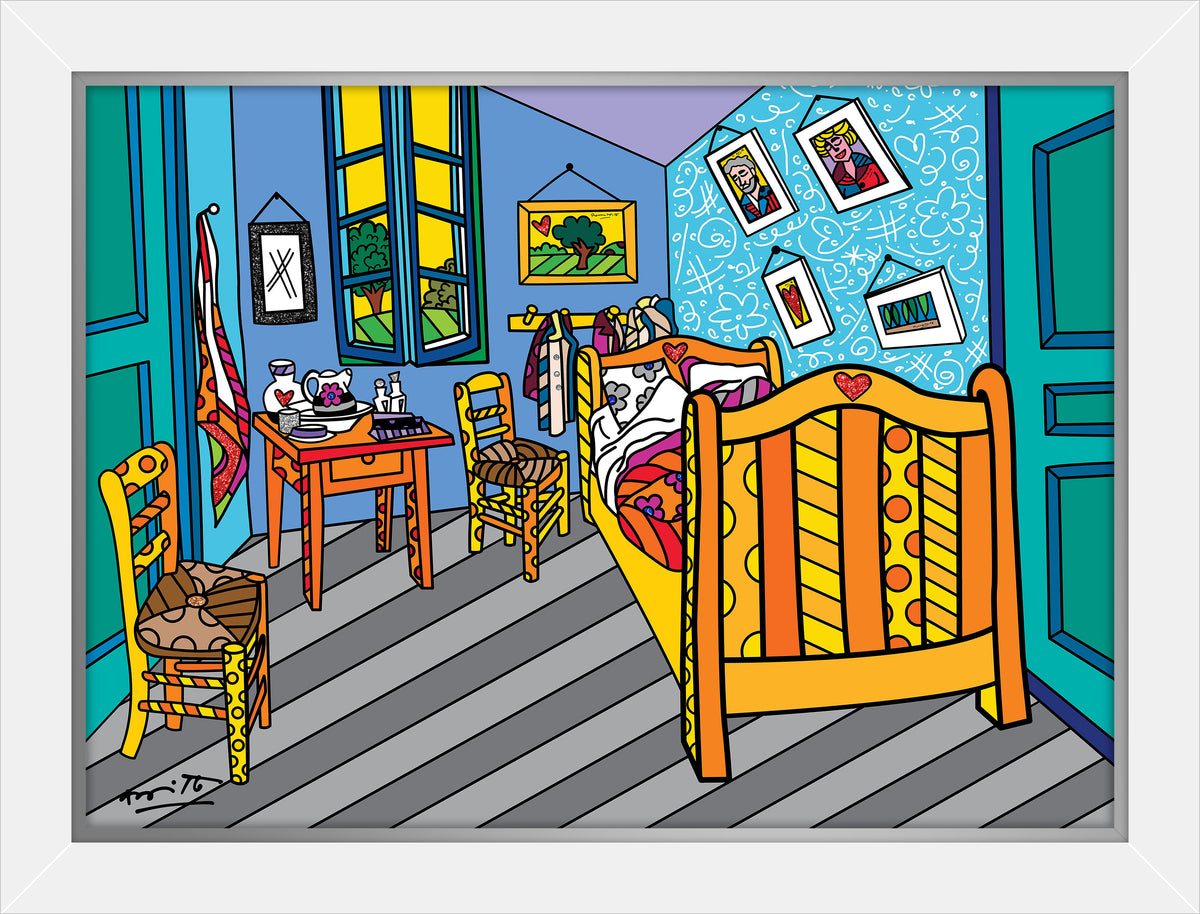 sleeping in arles limited edition  artistic colorful design collectible