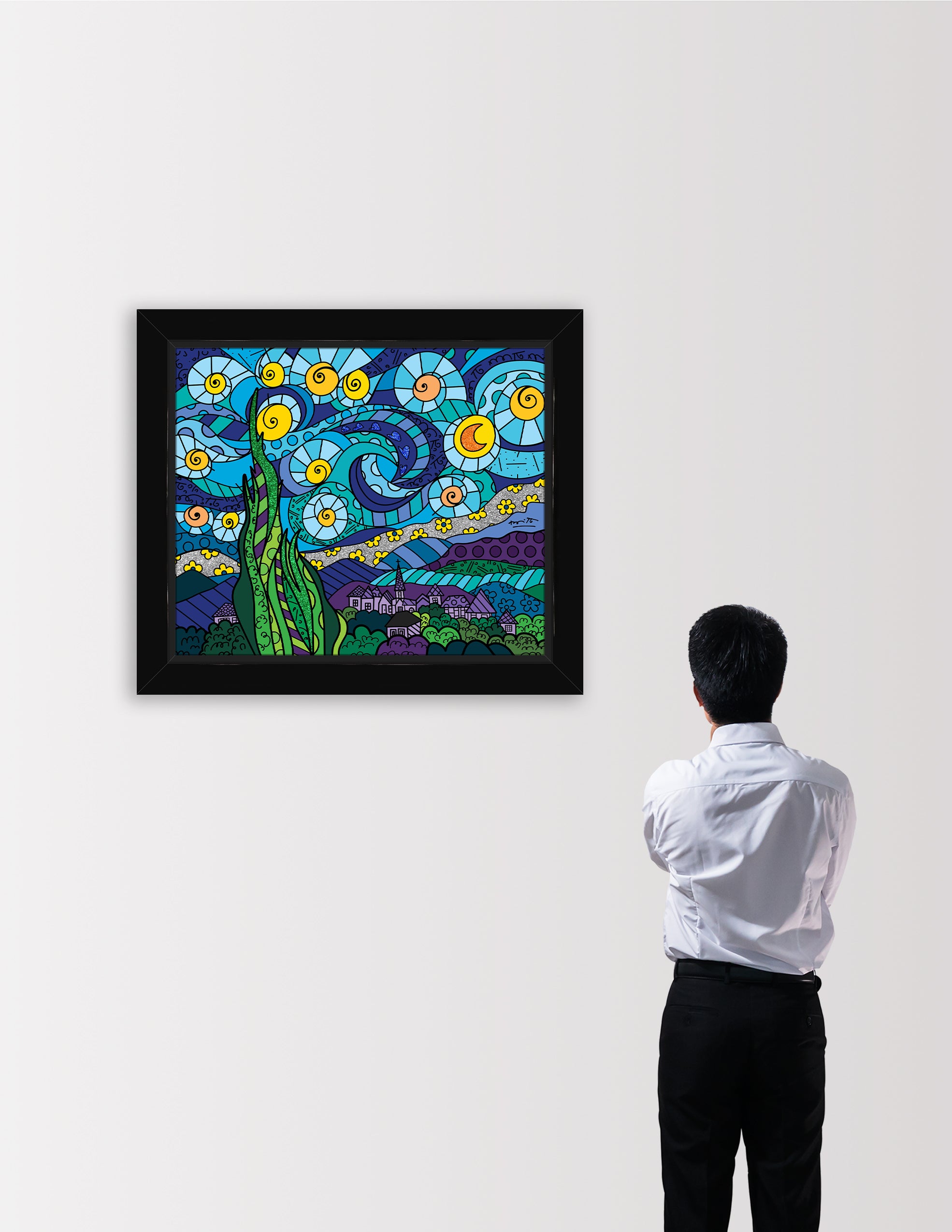 My Starry Night - Limited Edition Print - Shop Britto