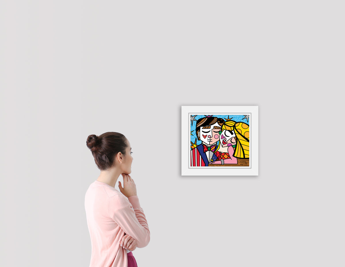 modern pop art serendipitous love limited edition print  vibrant home decor