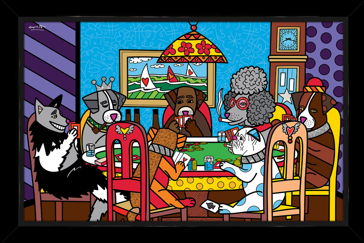 game night limited edition print  artistic colorful design collectible