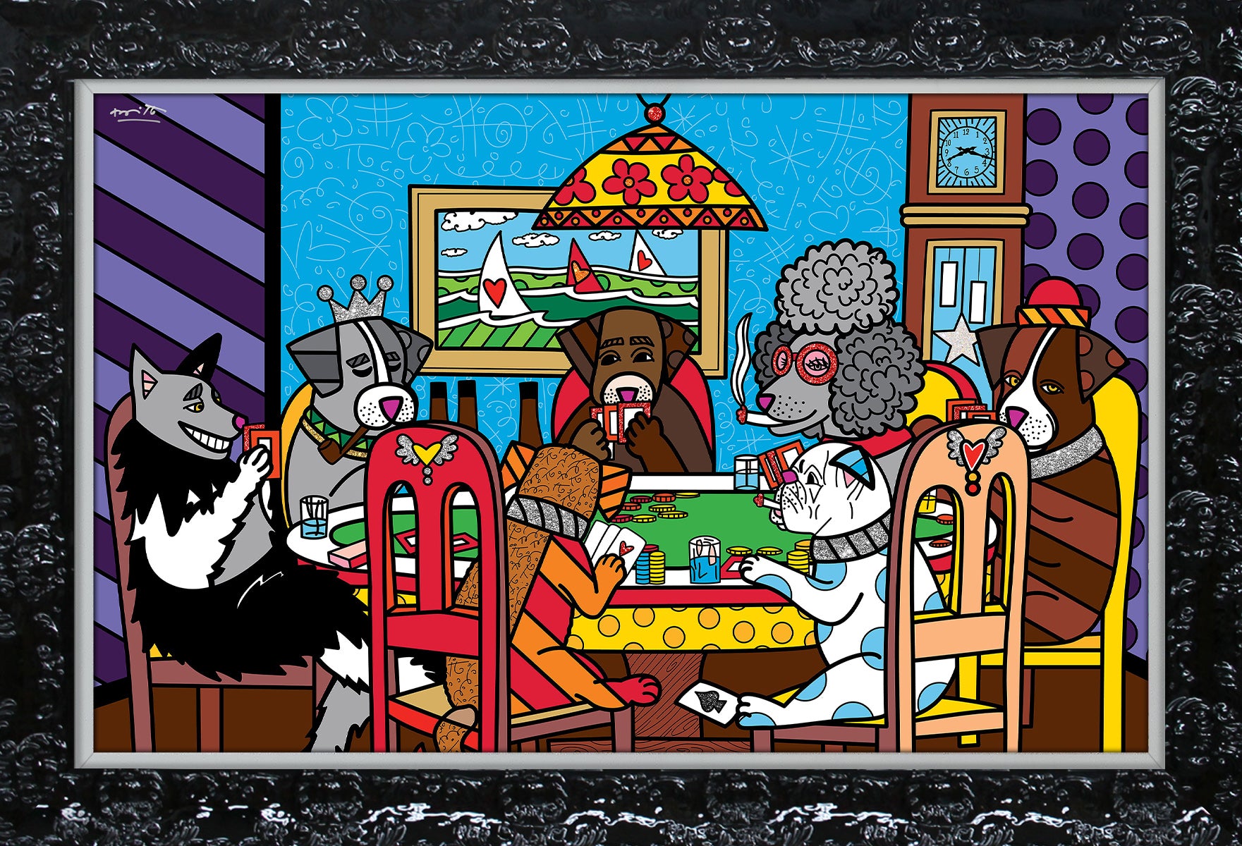 Game Night - Limited Edition Print - Shop Britto