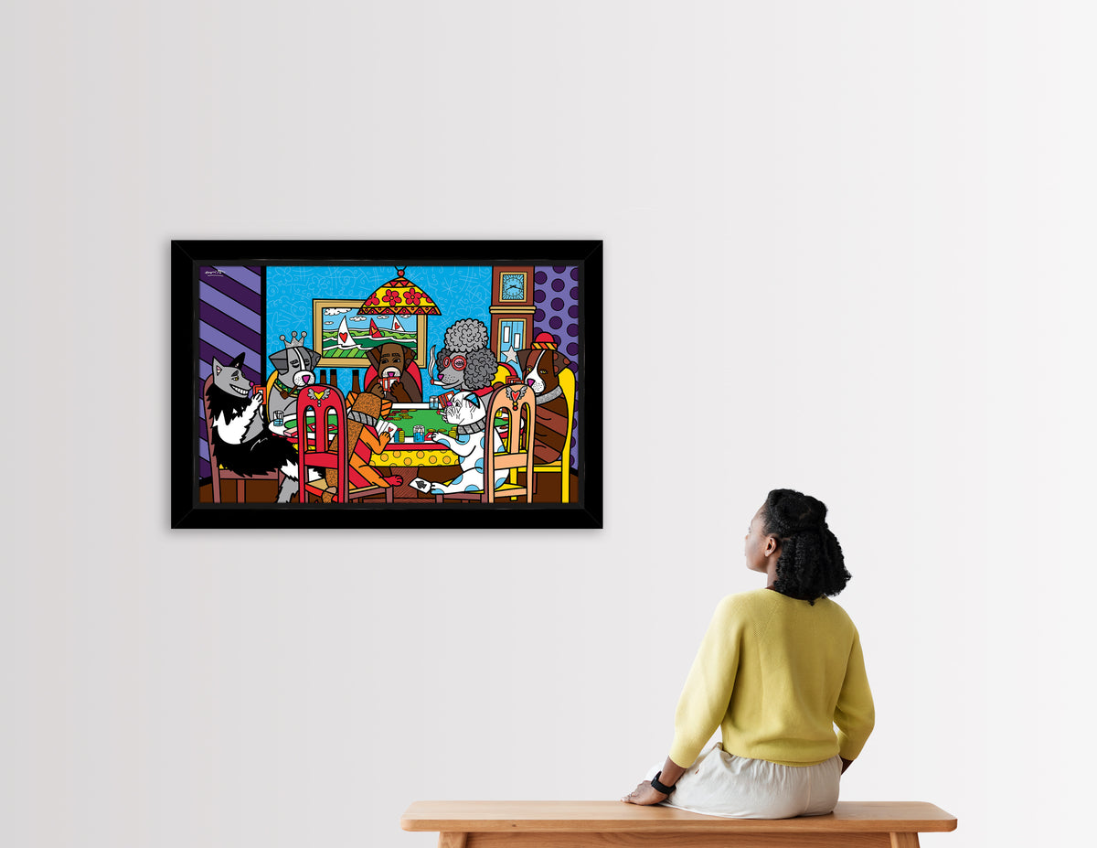 game night limited edition print  colorful decorative collectible gift idea