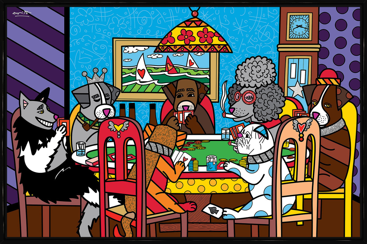 game night limited edition print  artistic colorful design collectible