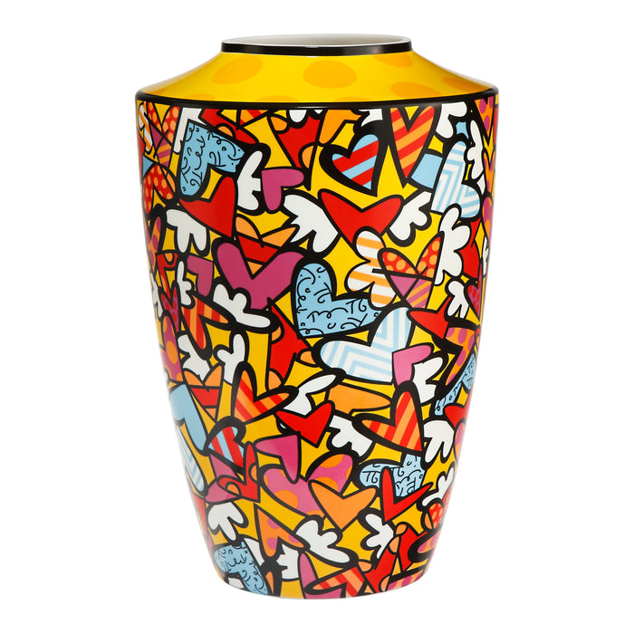 ALL WE NEED IS LOVE - Large Vase - Fine Porcelain
