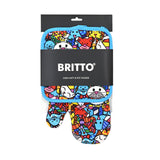 BRITTO® Oven Mitt & Potholder Set - Best Friends