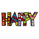 HAPPY - Word Figurine