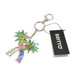 BRITTO® KEYCHAIN & BAG CHARM - PALM TREES