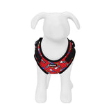 BRITTO® PET Small Dog Harness and Leash  - Red Bones and Hearts