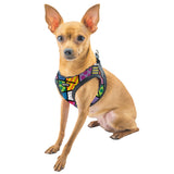 BRITTO® PET Small Dog Harness and Leash  - Colorful Landscape