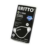 BRITTO® Limited Edition - Double Layer Face Mask - BRITTO (BLACK) 5-PACK