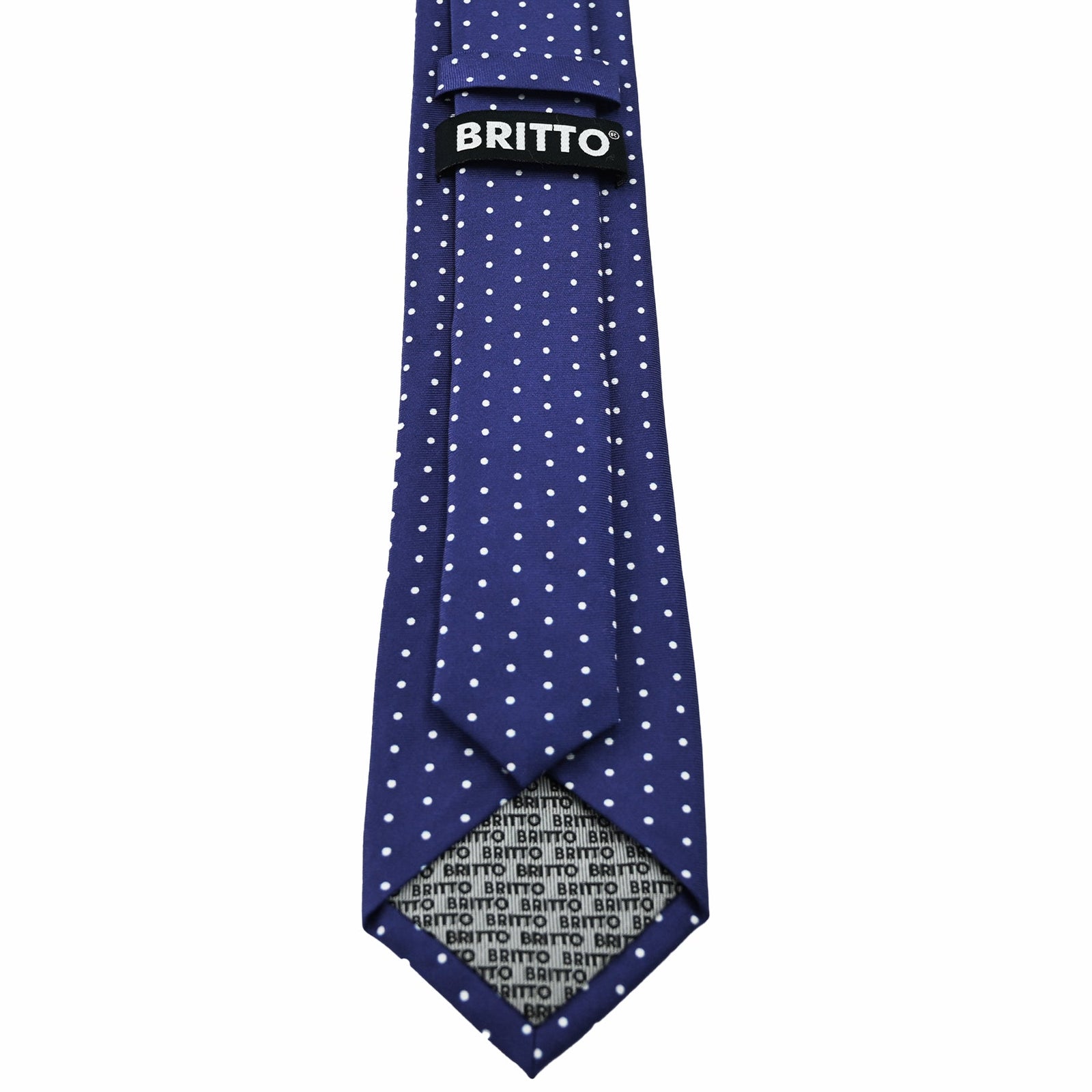 BRITTO® TIE - DOTS ON BLUE