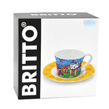 BRITTO® COFFEE CUP & SAUCER PLATE - Best Friends