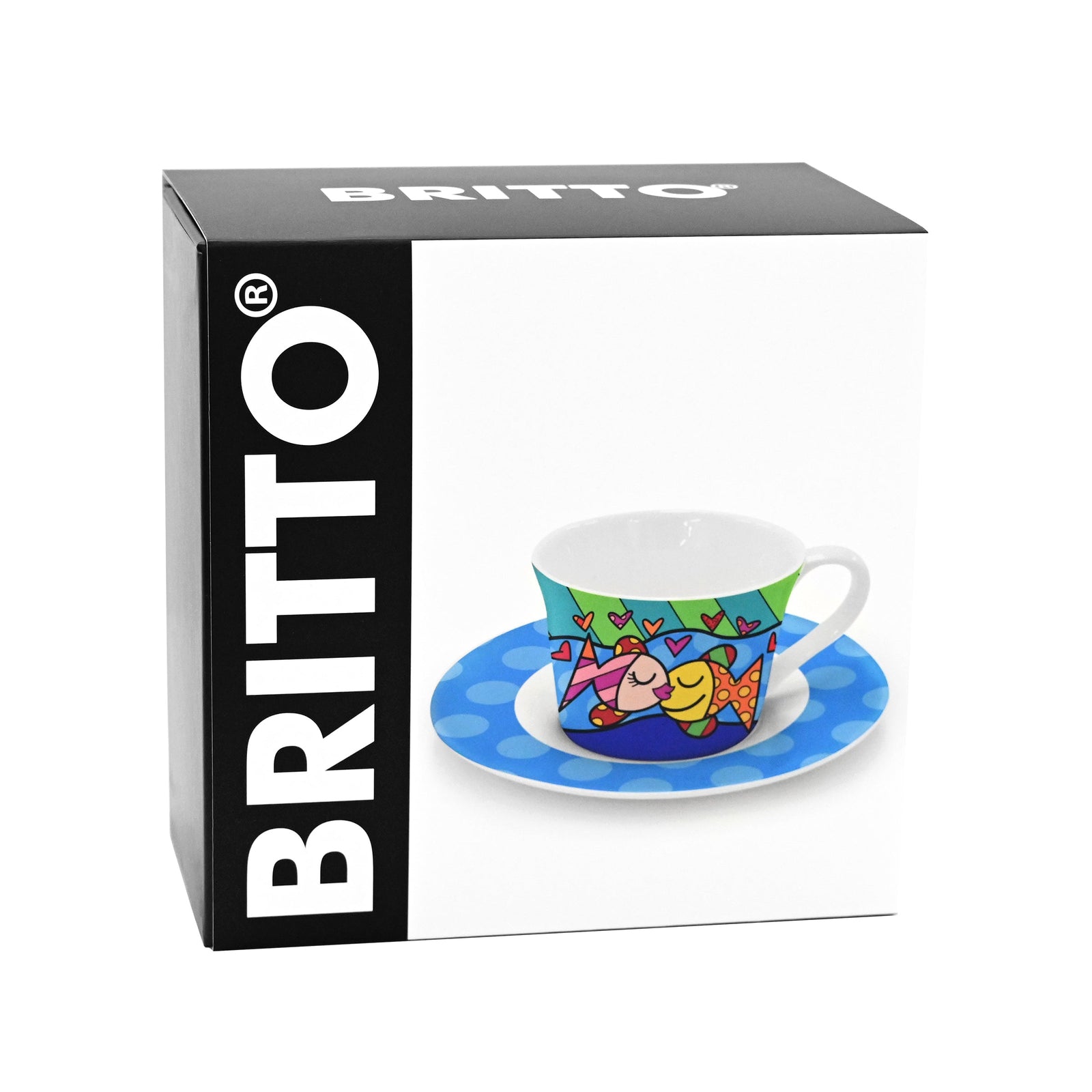 BRITTO® TEA CUP & SAUCER - Deeply in Love