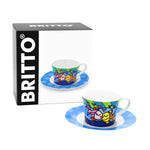 BRITTO® TEA CUP & SAUCER PLATE - Deeply in Love