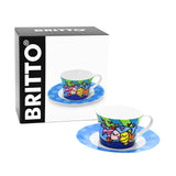 BRITTO® COFFEE CUP & SAUCER PLATE - Deeply in Love