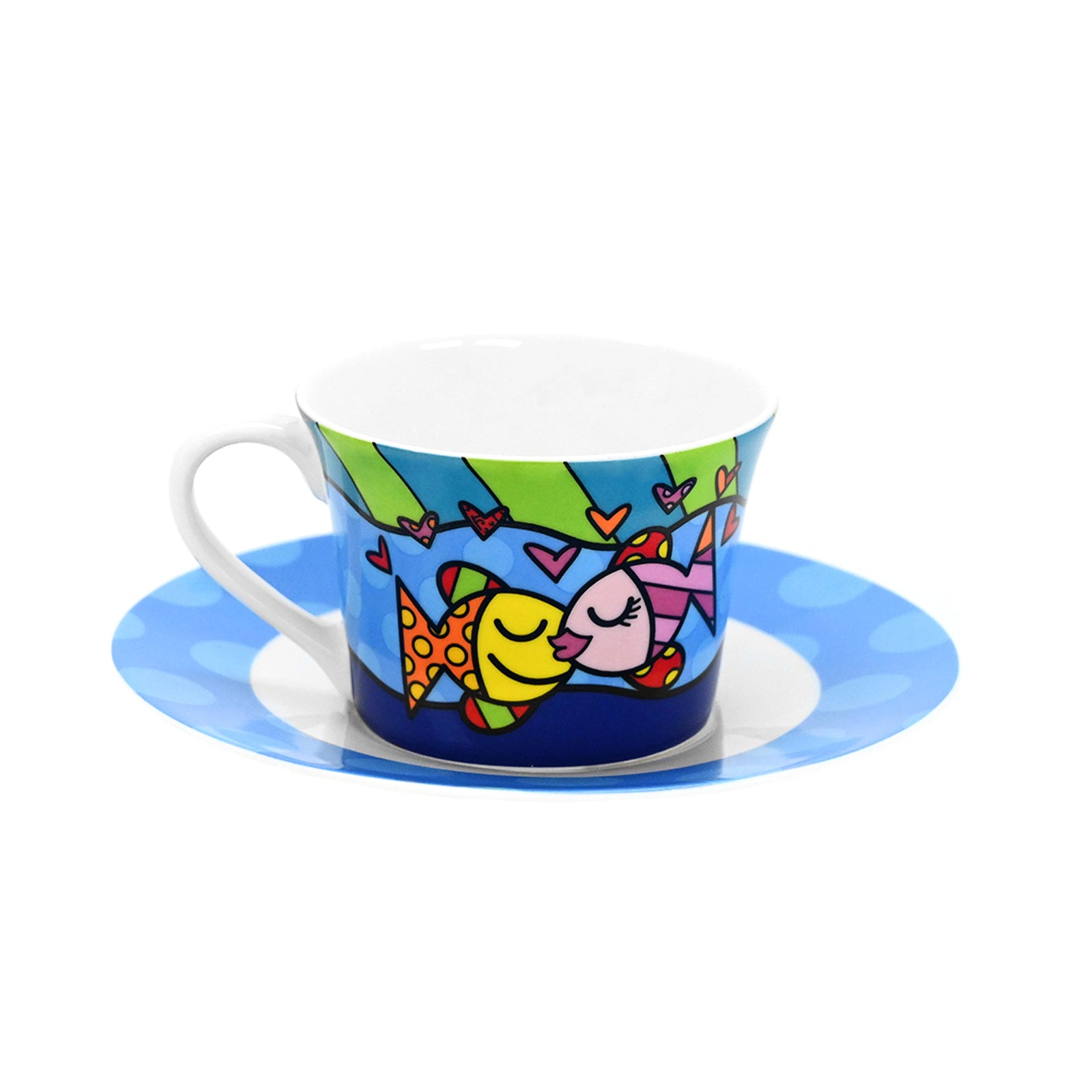 BRITTO® TEA CUP & SAUCER - Deeply in Love