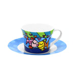 BRITTO® TEA CUP & SAUCER PLATE - Deeply in Love