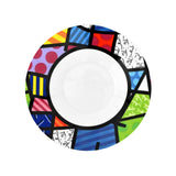 BRITTO® TEA CUP & SAUCER PLATE - Colorful Landscape