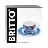 BRITTO® TEA CUP & SAUCER PLATE - Love is in the Air