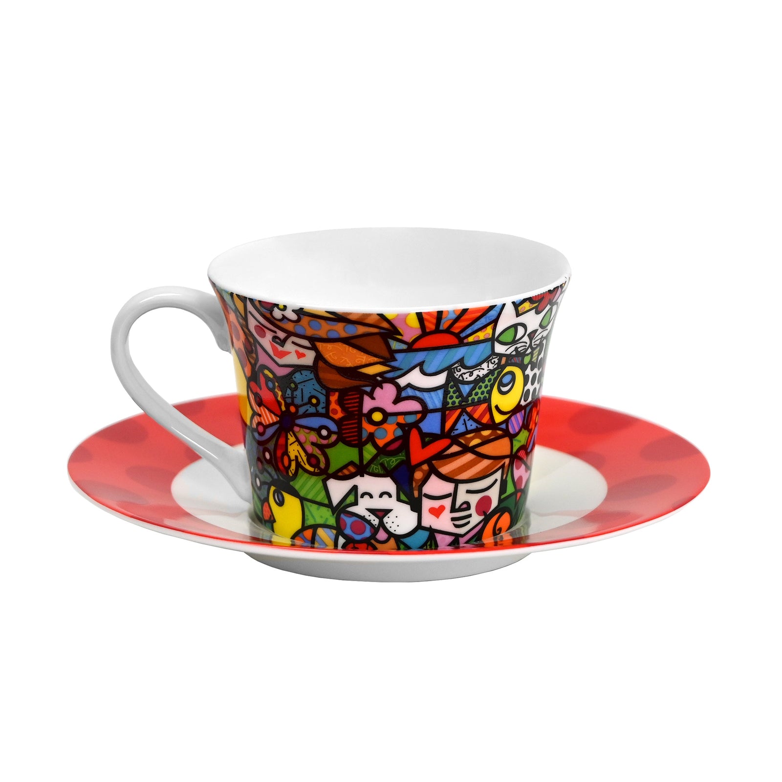 BRITTO® TEA CUP & SAUCER - Nature in Harmony