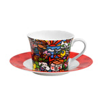 BRITTO® TEA CUP & SAUCER PLATE - Nature in Harmony