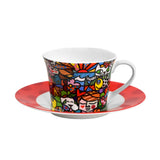 BRITTO® TEA CUP & SAUCER PLATE - Nature in Harmony