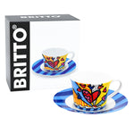 BRITTO® TEA CUP & SAUCER PLATE - New Day