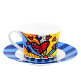 BRITTO® TEA CUP & SAUCER PLATE - New Day