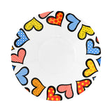 BRITTO® COFFEE CUP & SAUCER PLATE - Hearts