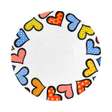 BRITTO® TEA CUP & SAUCER PLATE - Hearts