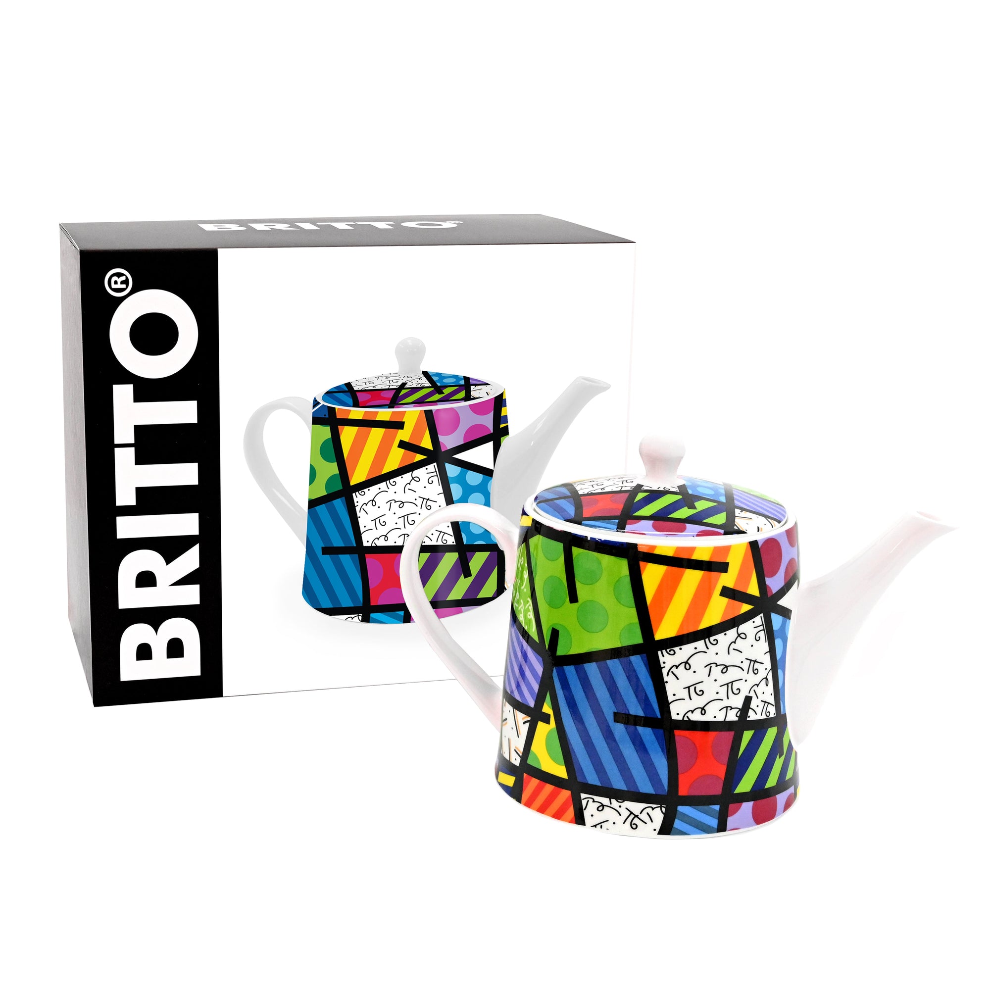 britto ポット Colorful Landscape Britto Coffee/Tea Pot - Shop Britto