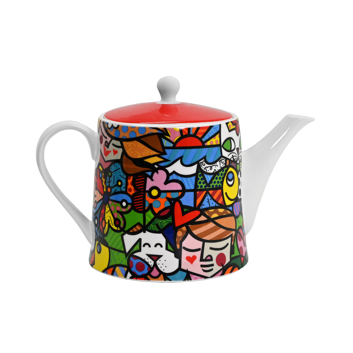 Romero Britto nature in harmony britto coffeetea  colorful pop art design