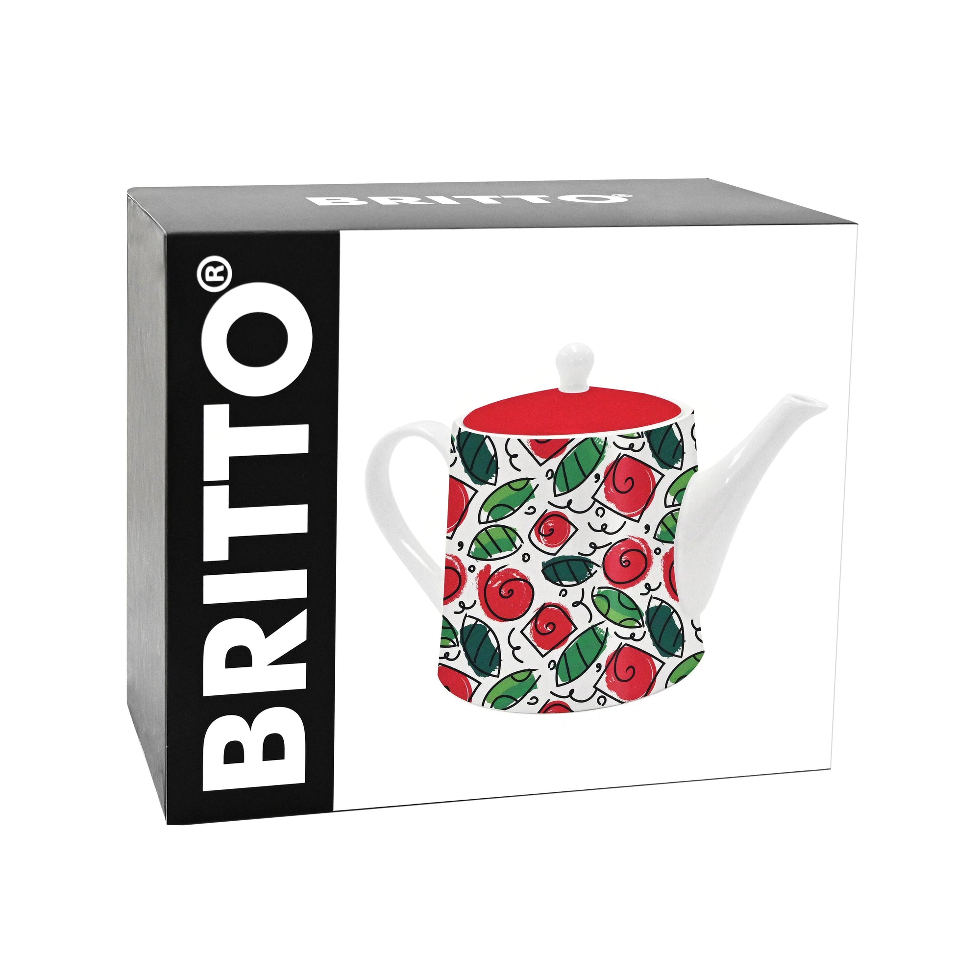 britto ポット Roses Britto Coffee/Tea Pot - Shop Britto